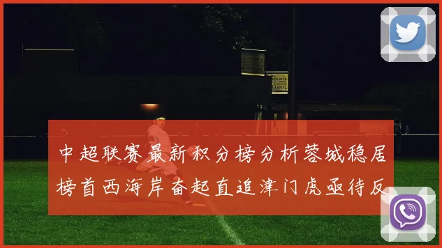 中超联赛最新积分榜分析蓉城稳居榜首西海岸奋起直追津门虎亟待反弹